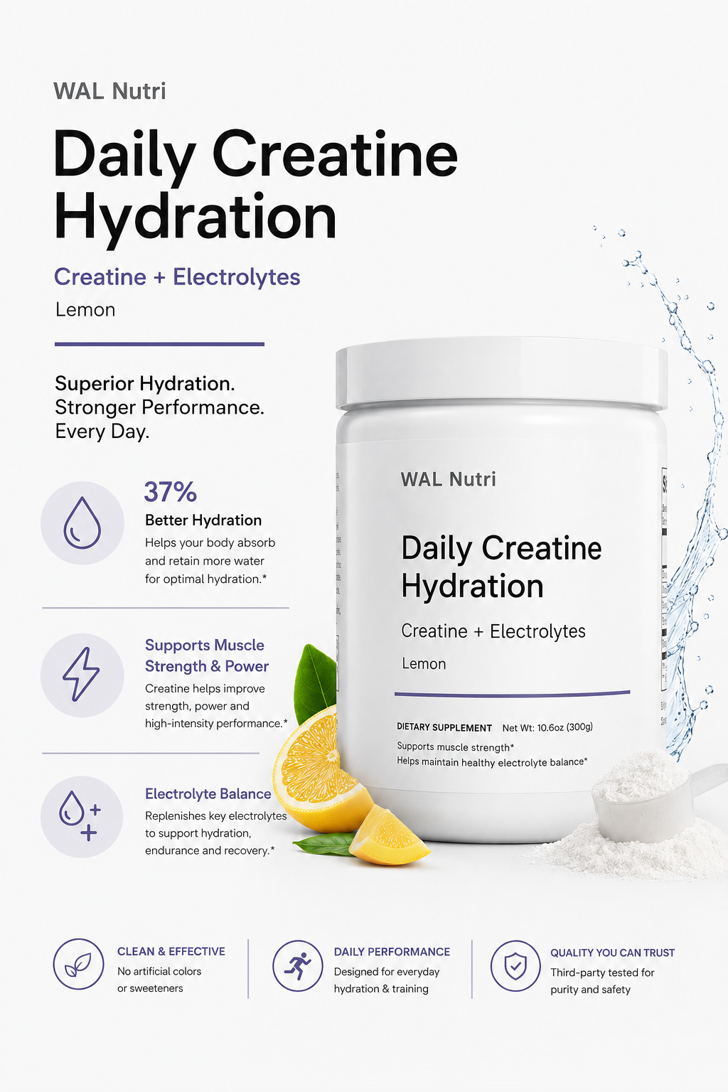 Daily Creatine Hydration
